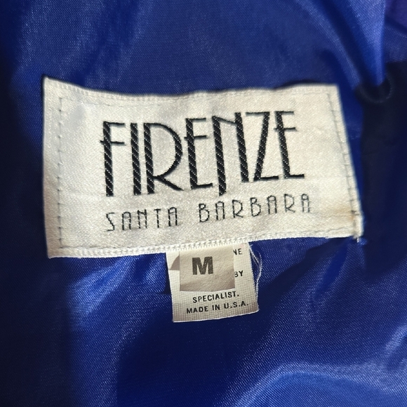 Elegant‎ Women's Royal Blue Leather Jacket - Picture 2 of 4